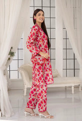 2 Piece Stitched Lawn Suit with Matching Fabric Bag – Floral Elegance