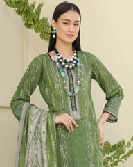 3 Piece Stitched Lawn Suit with Dupatta – Ethnic Elegance