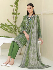 3 Piece Stitched Lawn Suit with Dupatta – Ethnic Elegance