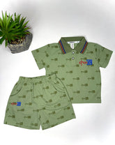 Baby Boy China Print Co-Ord Set – Soft Stretch Pique Comfort