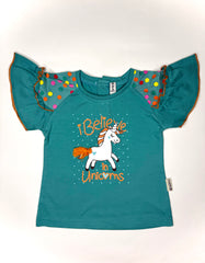 Baby Girl Unicorn Skirt Set