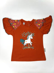 Baby Girl Unicorn Skirt Set