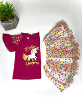 Baby Girl Unicorn Skirt Set