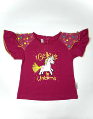 Baby Girl Unicorn Skirt Set