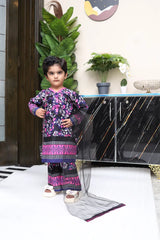 Floral Print Lawn 2 Piece with Dupatta – Baby Sizes