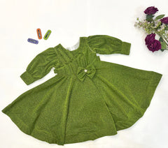 Green Shadow OFF Moonlight Frock
