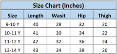 Girls Slim Fit Cargo Jeans – 4-Pocket Style